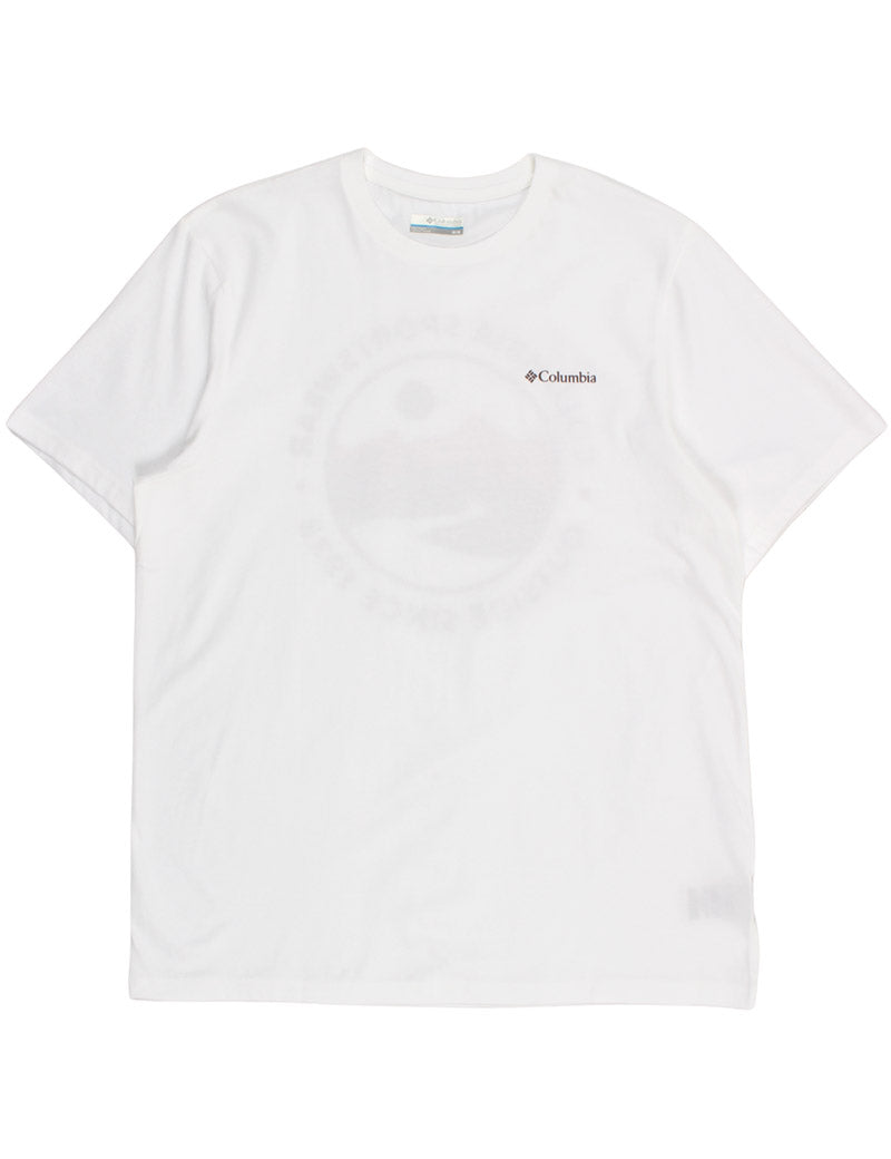 Columbia CSC Outdoor Back Graphic Tee White, Scoped View