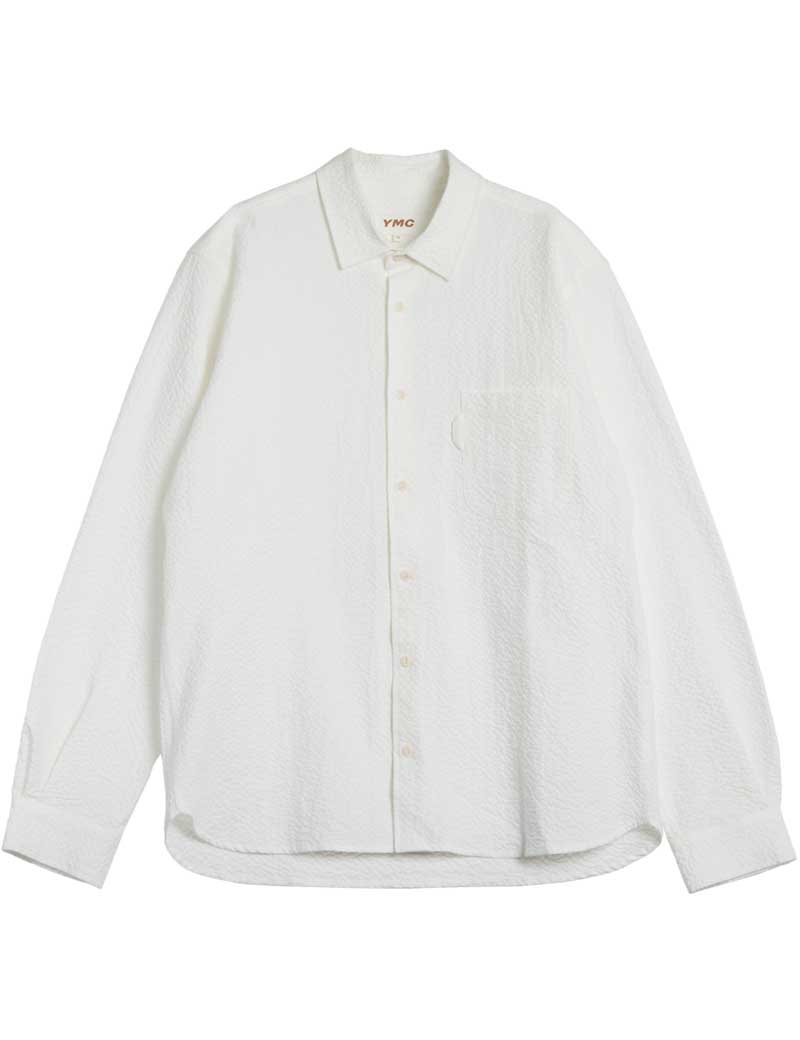 YMC Earth Curtis Shirt White