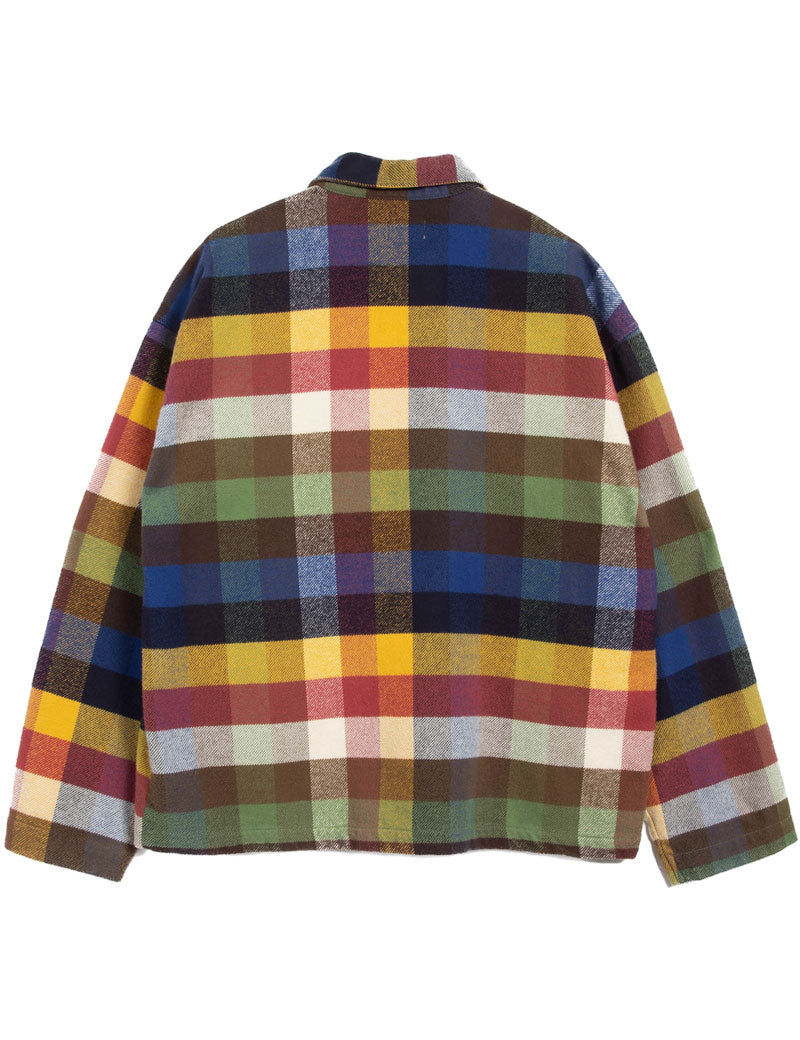 YMC PJ Flannel Overshirt Multi Plaid