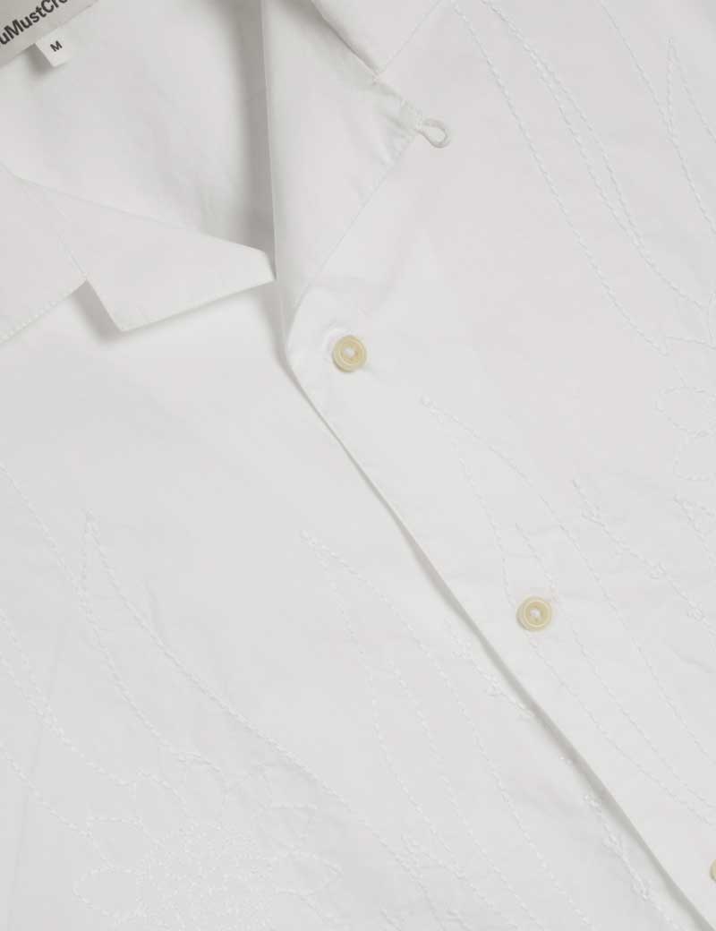 YMC Sidri Short Sleeve Shirt White