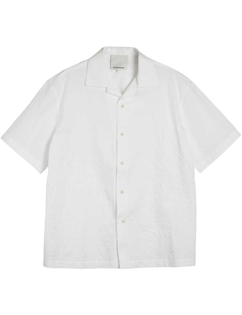 YMC Sidri Short Sleeve Shirt White