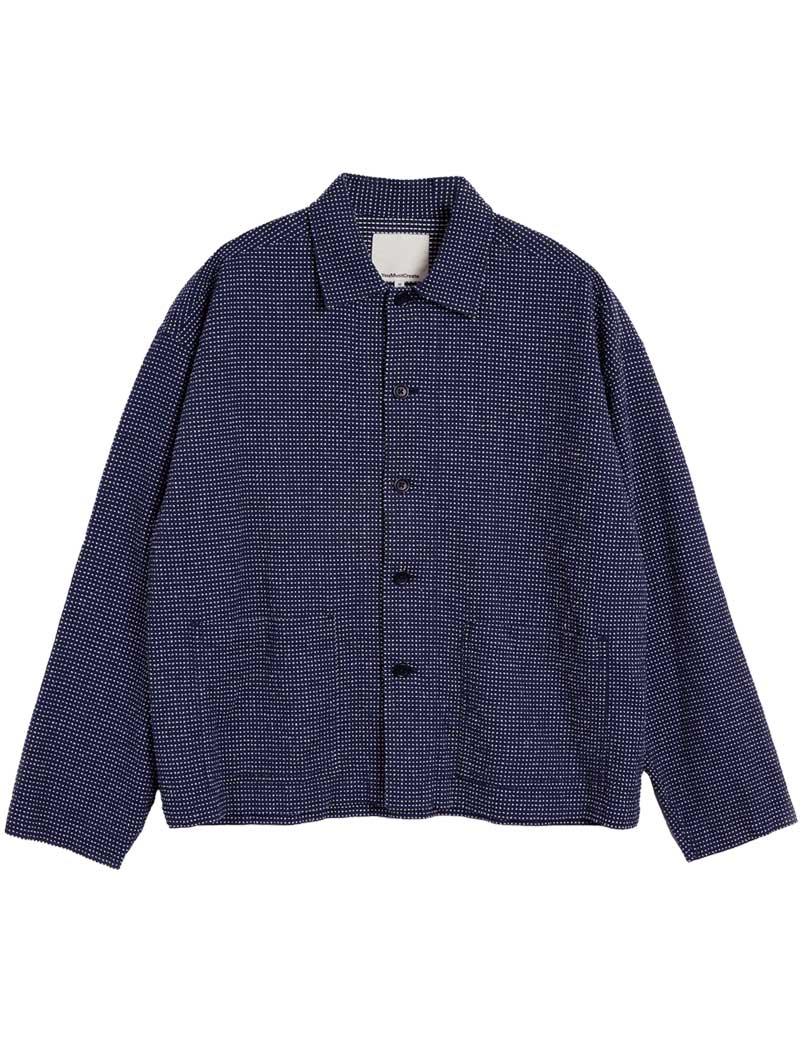 YMC PJ Overshirt Blue