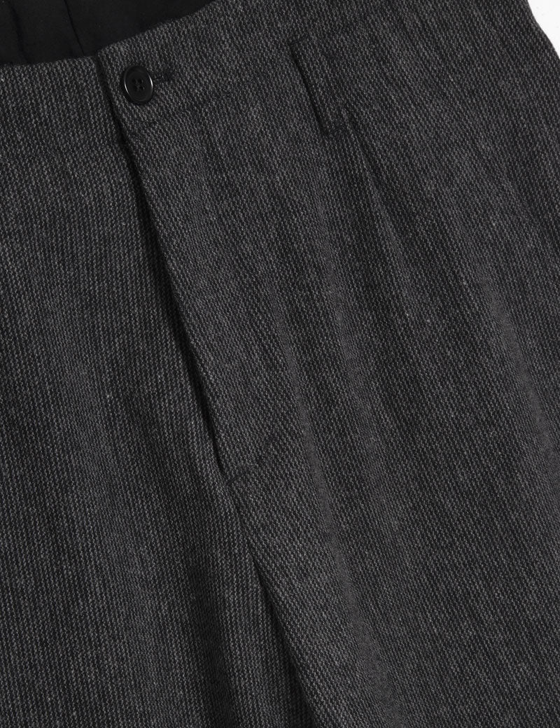 YMC Collins Wool Trousers Charcoal