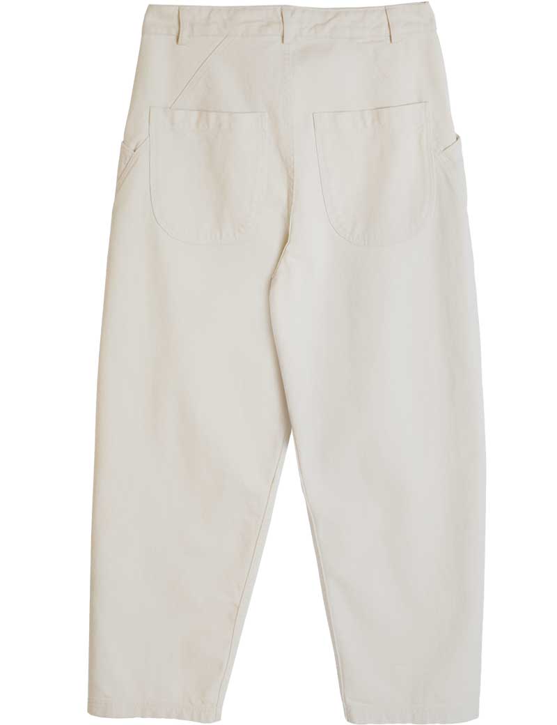 YMC Twisted Trousers Ecru