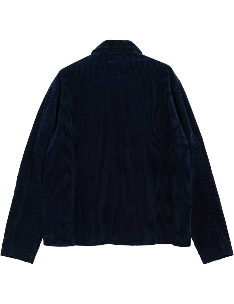 YMC Bay City Collared Bomber Jacket Navy