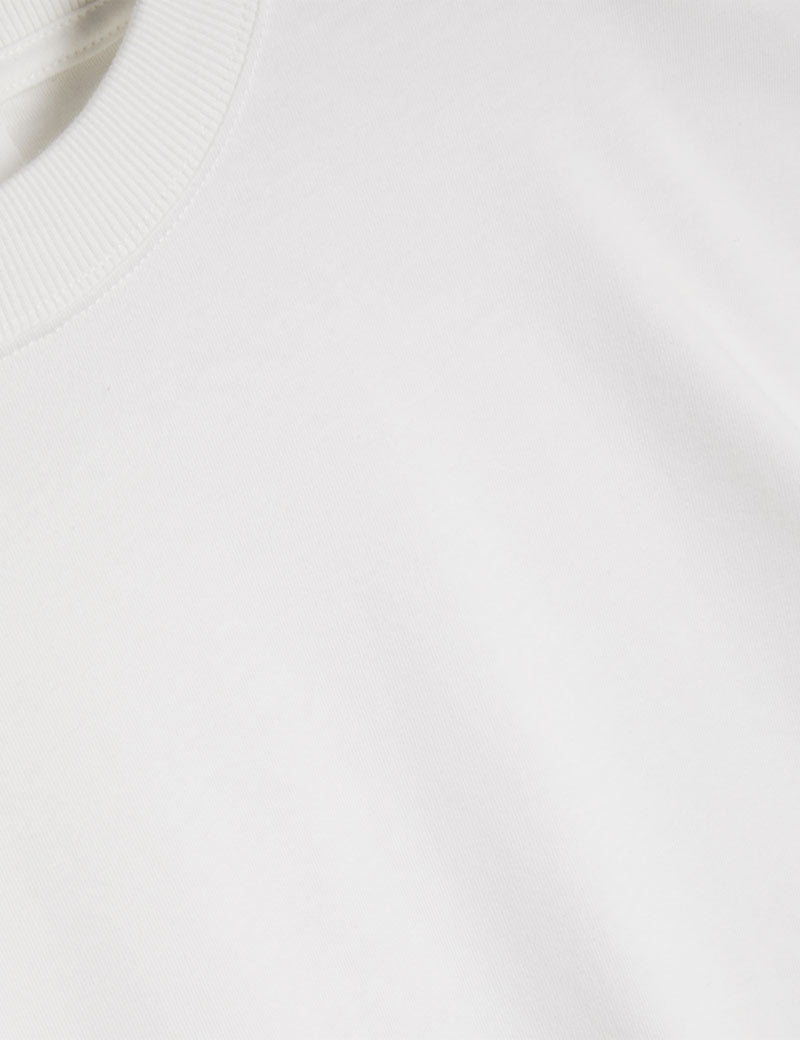 YMC Triple T-Shirt White Fabric Detail