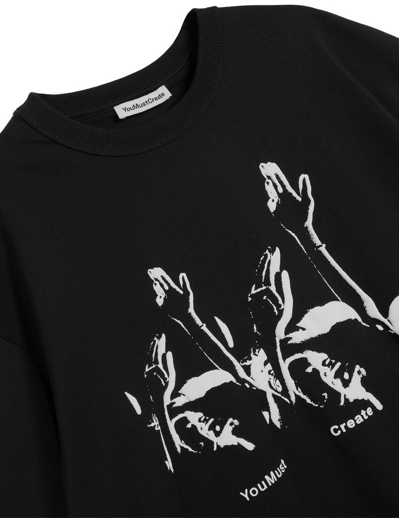 YMC Triple Printed T-Shirt Black