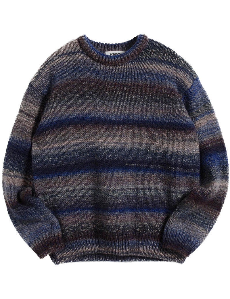 YMC Undertones Boxy Crew Neck Blue