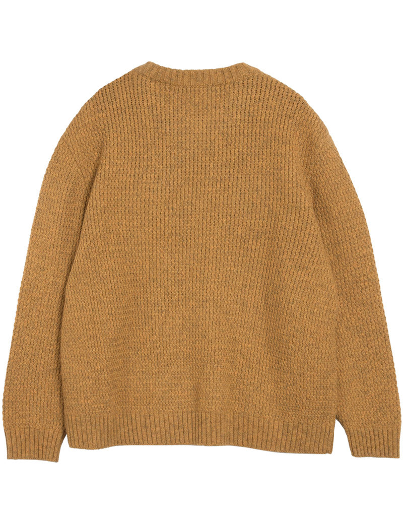 YMC Flint Crew Knit Jumper Orange