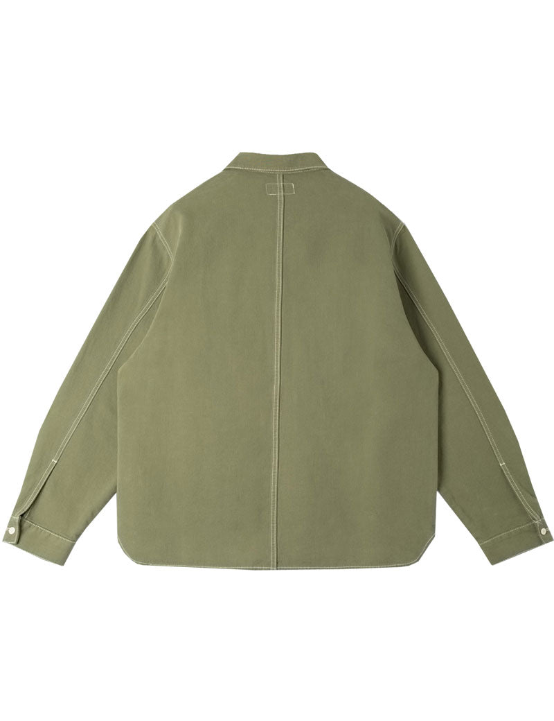 Stan Ray Painters Pop Overshirt Olive Bedford Cord