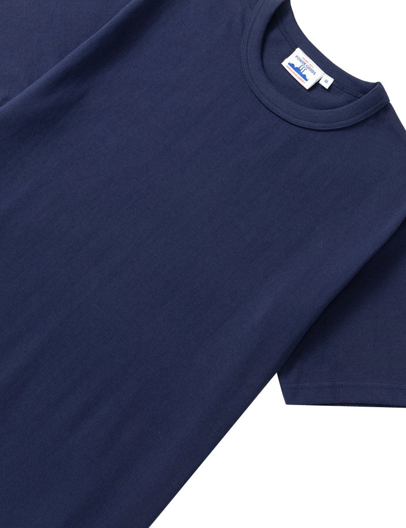Power Goods Archive T-Shirt Navy Angled View