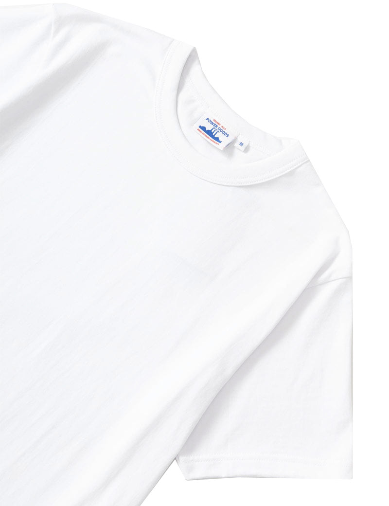 Power Goods Archive T-Shirt White Collar Detail