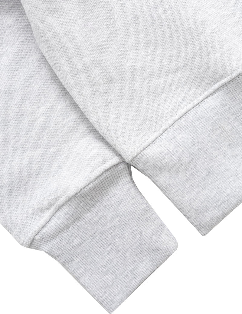 Power Goods Loopback Crewneck Sweatshirt Ash Cuff & Waistband Detail