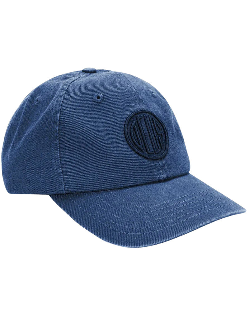 Deus Ex Machina Pill Logo Dad Cap Mechanic Blue