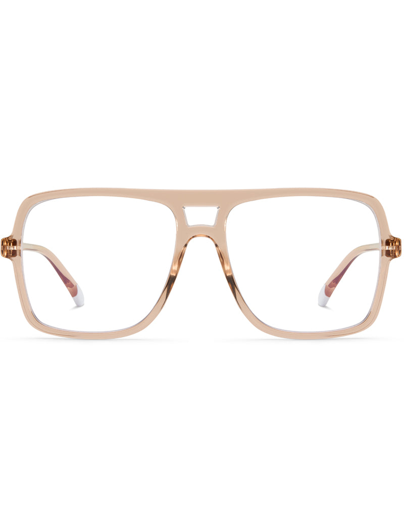 Barner Jake Blue Light Reading Glasses Glossy Rose