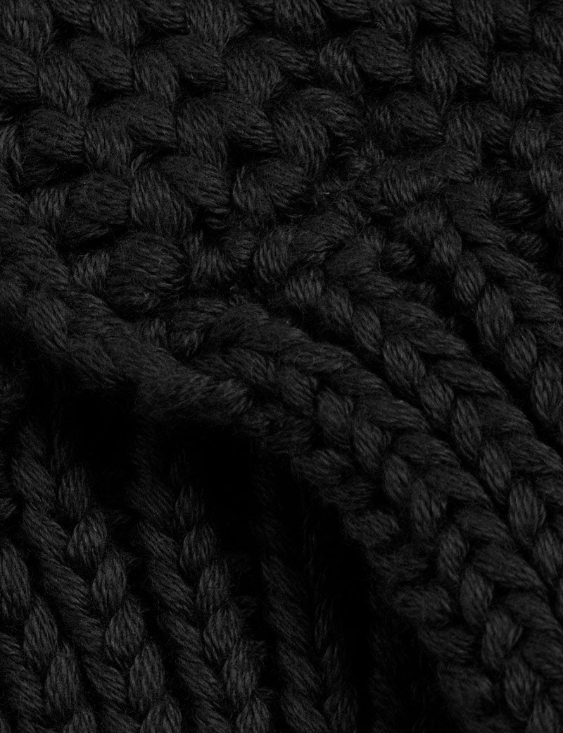 YMC Slot Scarf Black