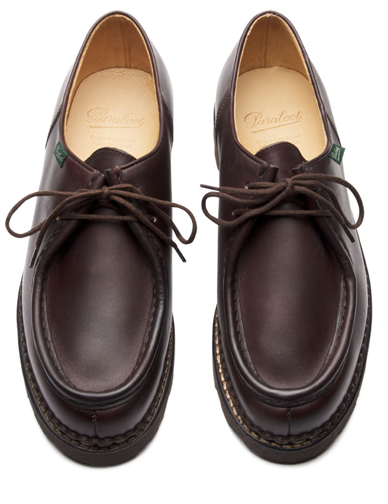 Paraboot Michael Marche II Shoes Marron-Lis Cafe Brown Lace View