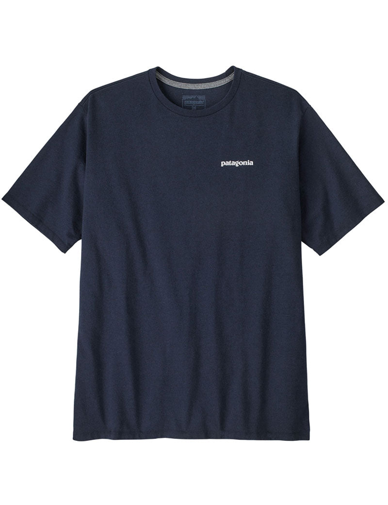 Patagonia Men's P-6 Logo Responsibili-Tee T-Shirt New Navy Front