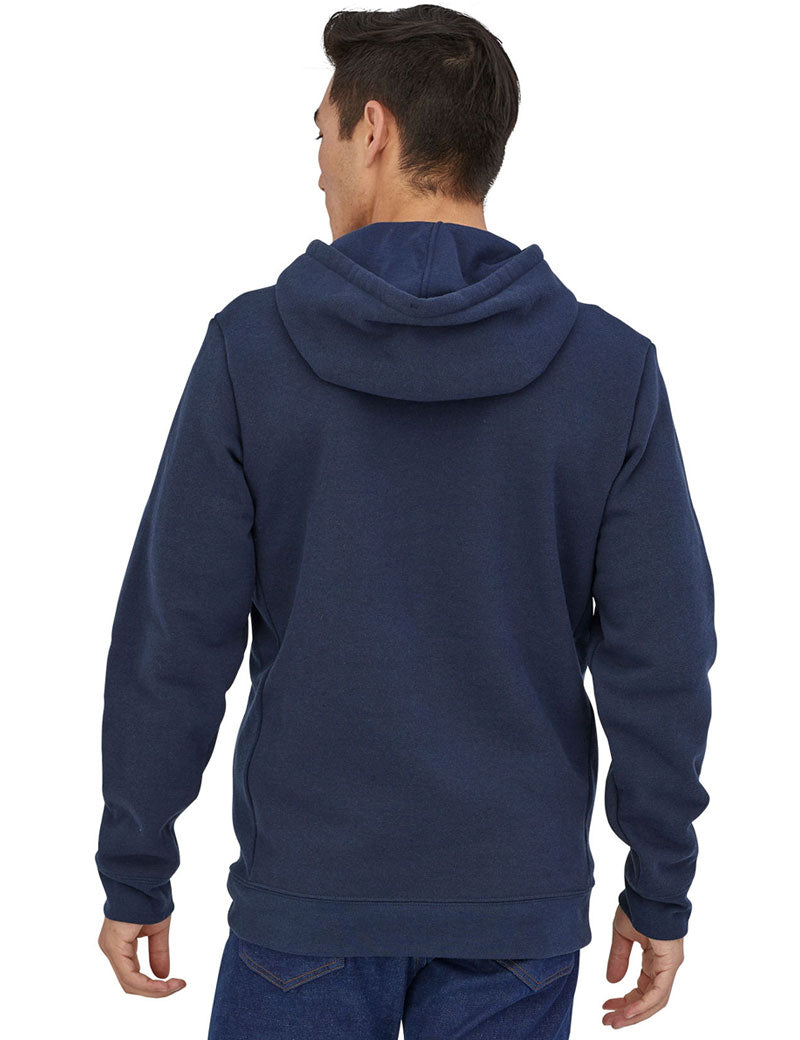 Patagonia Men's P-6 Logo Uprisal Hoody New Navy On Model Back