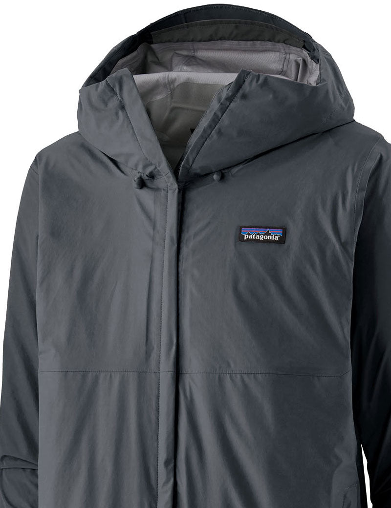 Patagonia Men's Torrentshell 3L Rain Jacket Smolder Blue Detail