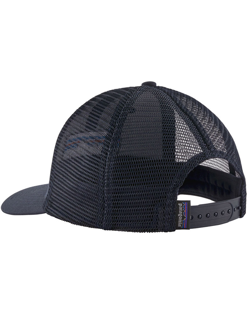 Patagonia P-6 Logo Trucker Hat New Navy Back View