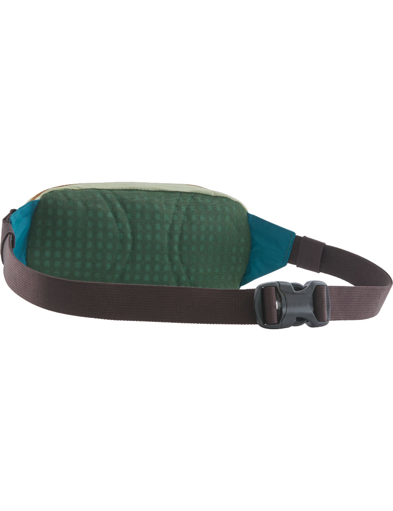 Patagonia Terravia Mini Hip Pack 1L Patchwork Snowmelt Blue Back