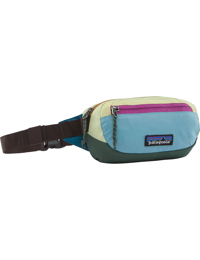 Patagonia Terravia Mini Hip Pack 1L Patchwork Snowmelt Blue Front