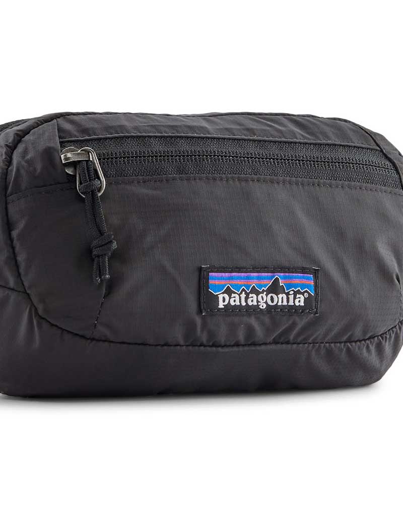Patagonia Terravia Mini Hip Pack Black Logo Detail