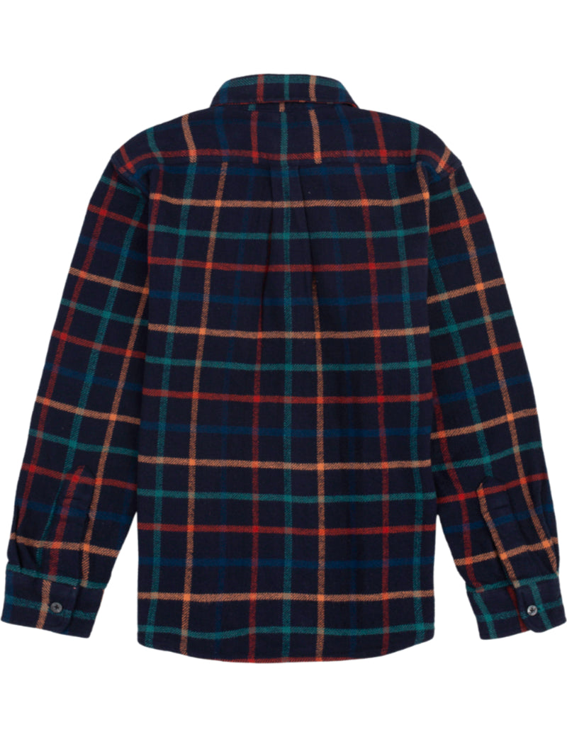 Pendleton Big Pocket Shirt Dark Blue Back