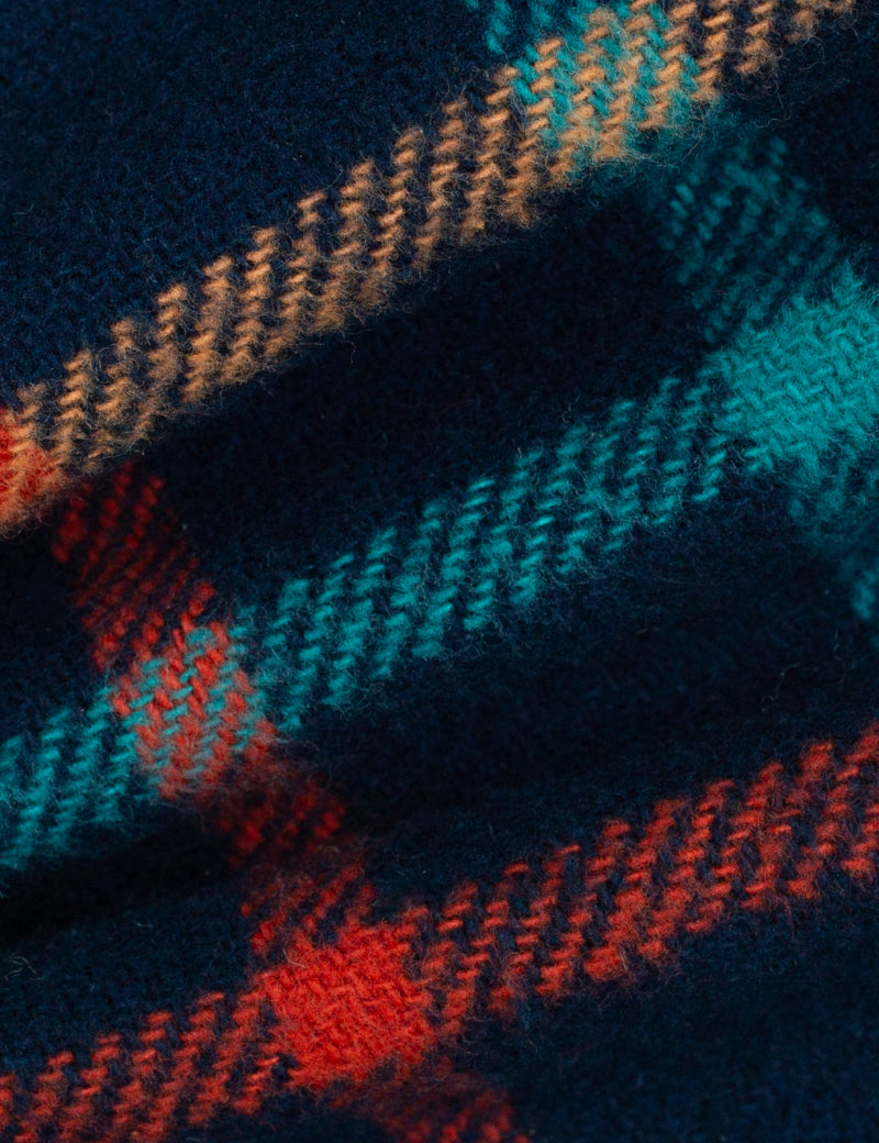 Pendleton Big Pocket Shirt Dark Blue Fabric