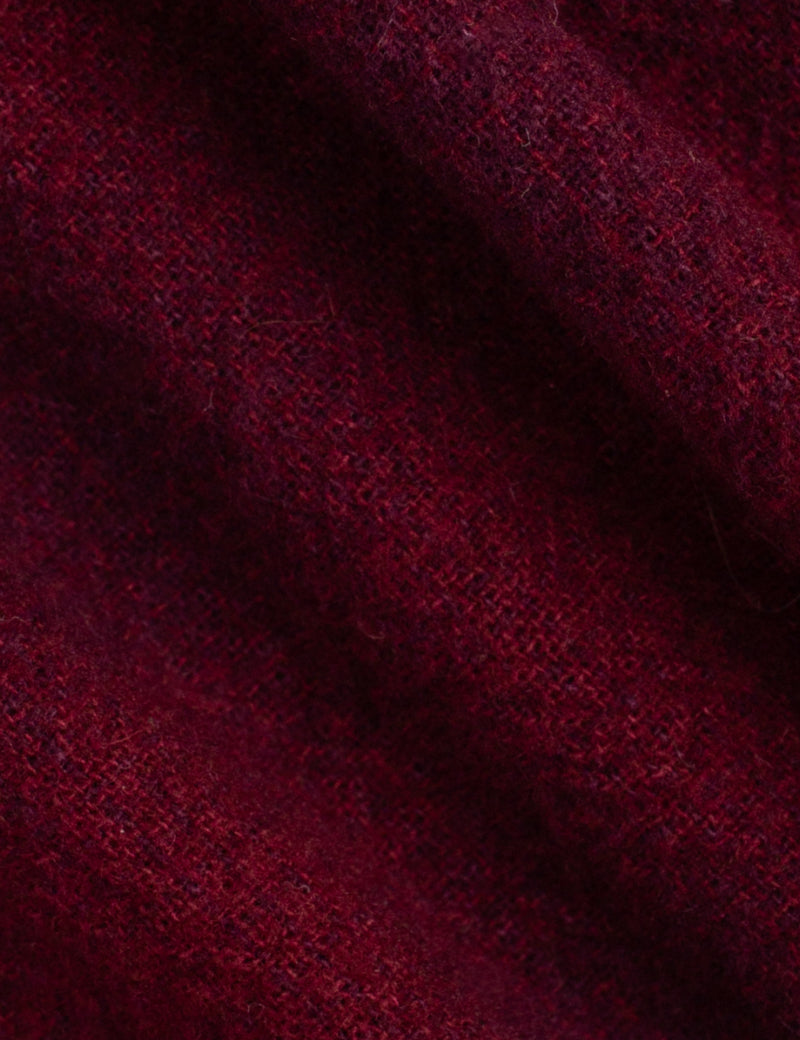 Pendleton Lined Button Down Shirt Maroon Button Fabric Detail