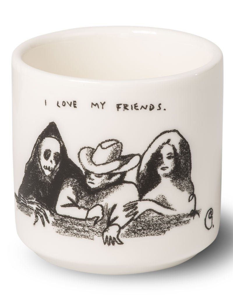 Carhartt WIP Pepe Friends Mug White Black