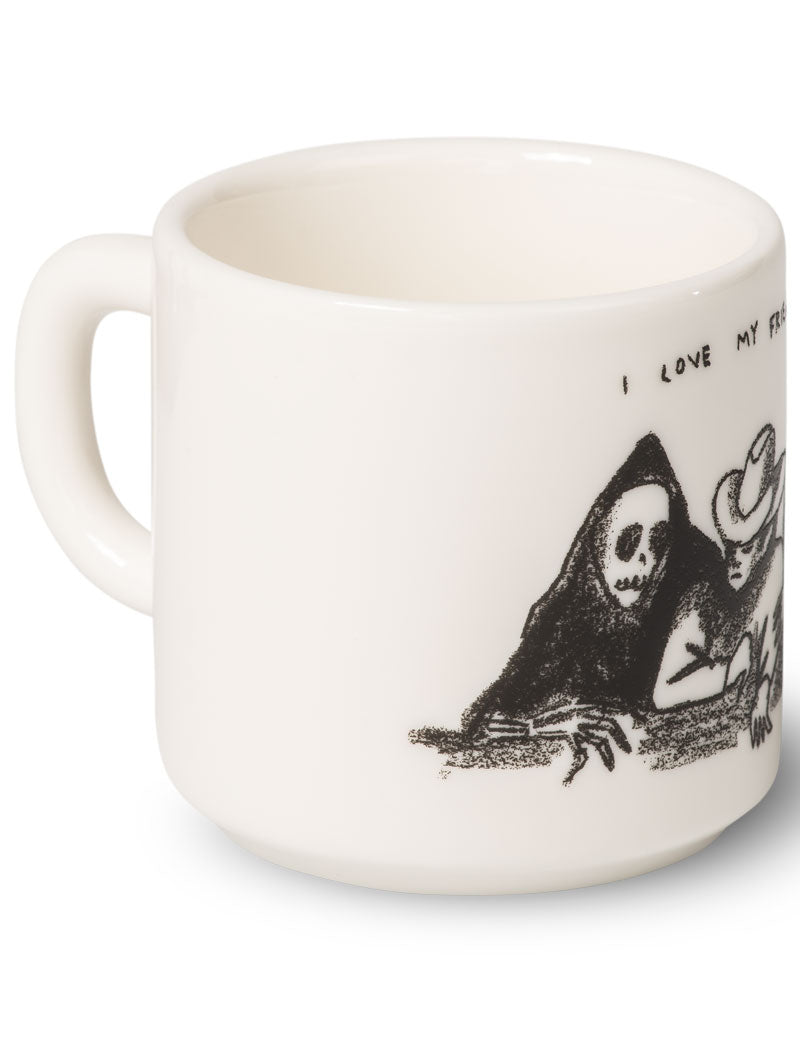 Carhartt WIP Pepe Friends Mug White Black