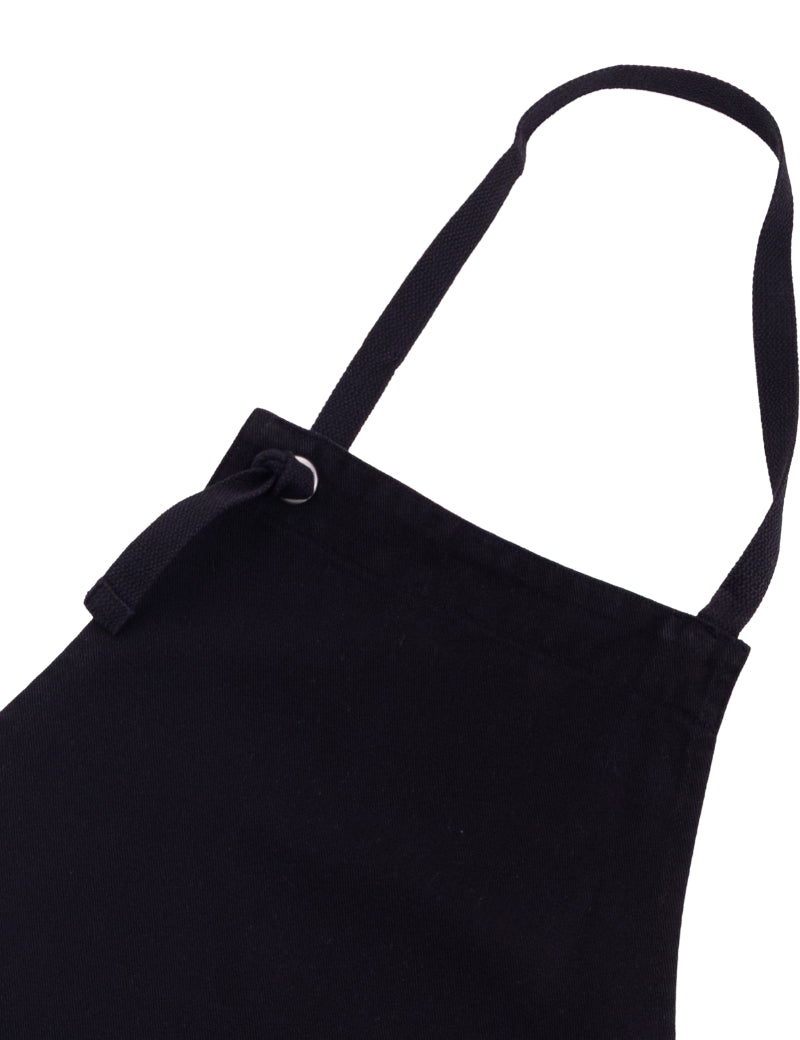 Pexwear Chefs Apron Black Neck Tie