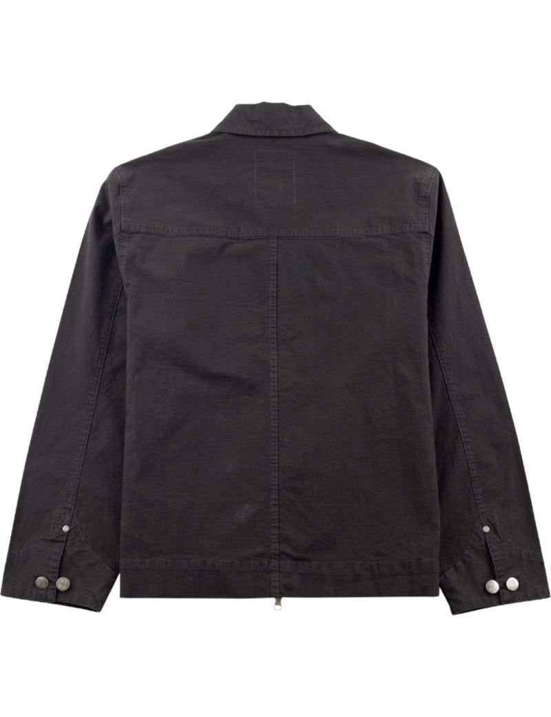 Pexwear Mechanics Jacket Ripstop Dark Grey Back