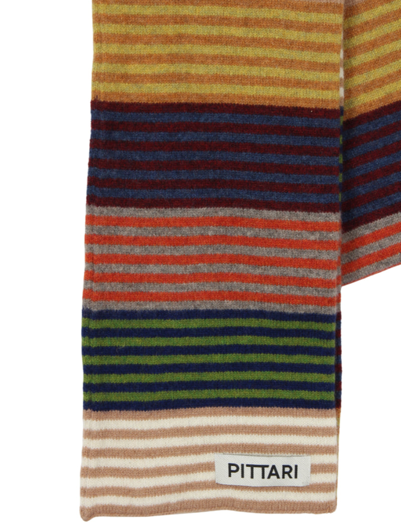 Pittari Design 7 Scarf Multi Colour 4 Label