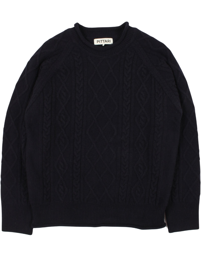 Pittari Gloy Lambswool Sweater Navy