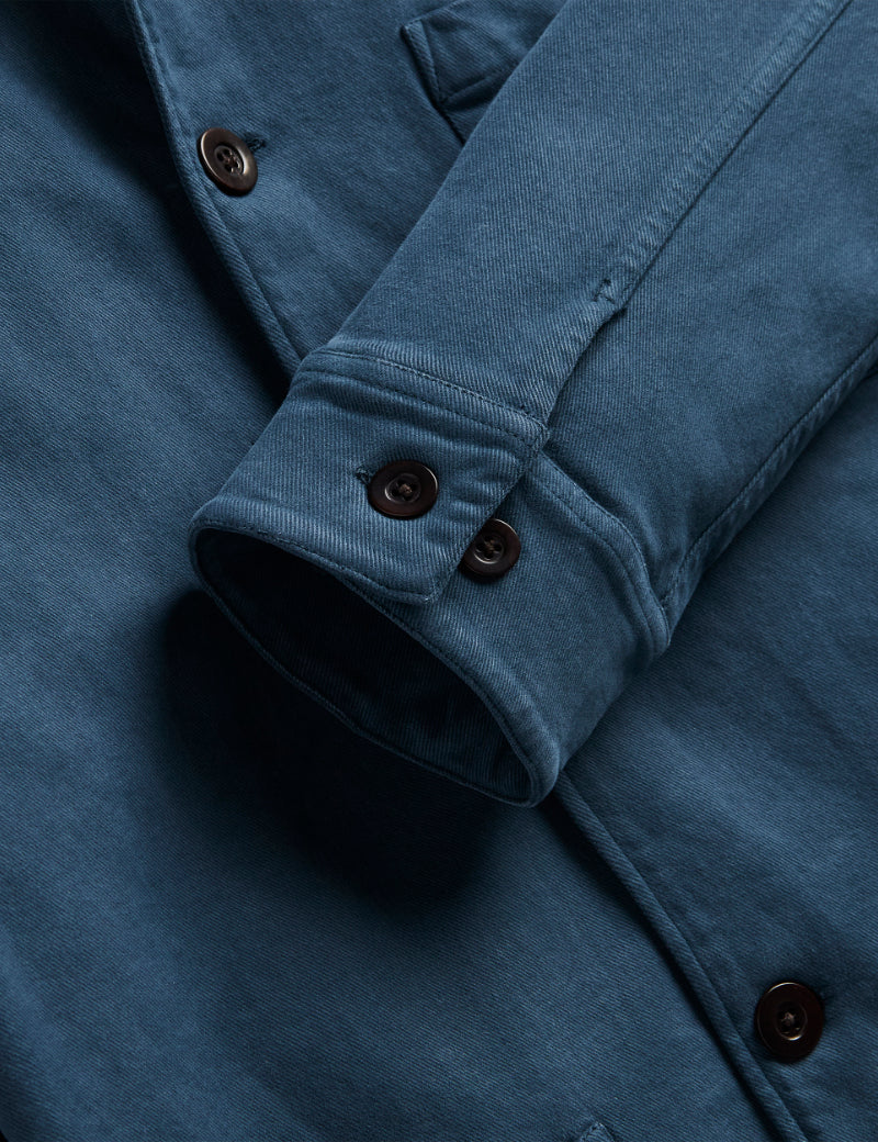 Portuguese Flannel AW Labura Jacket Navy Cuff