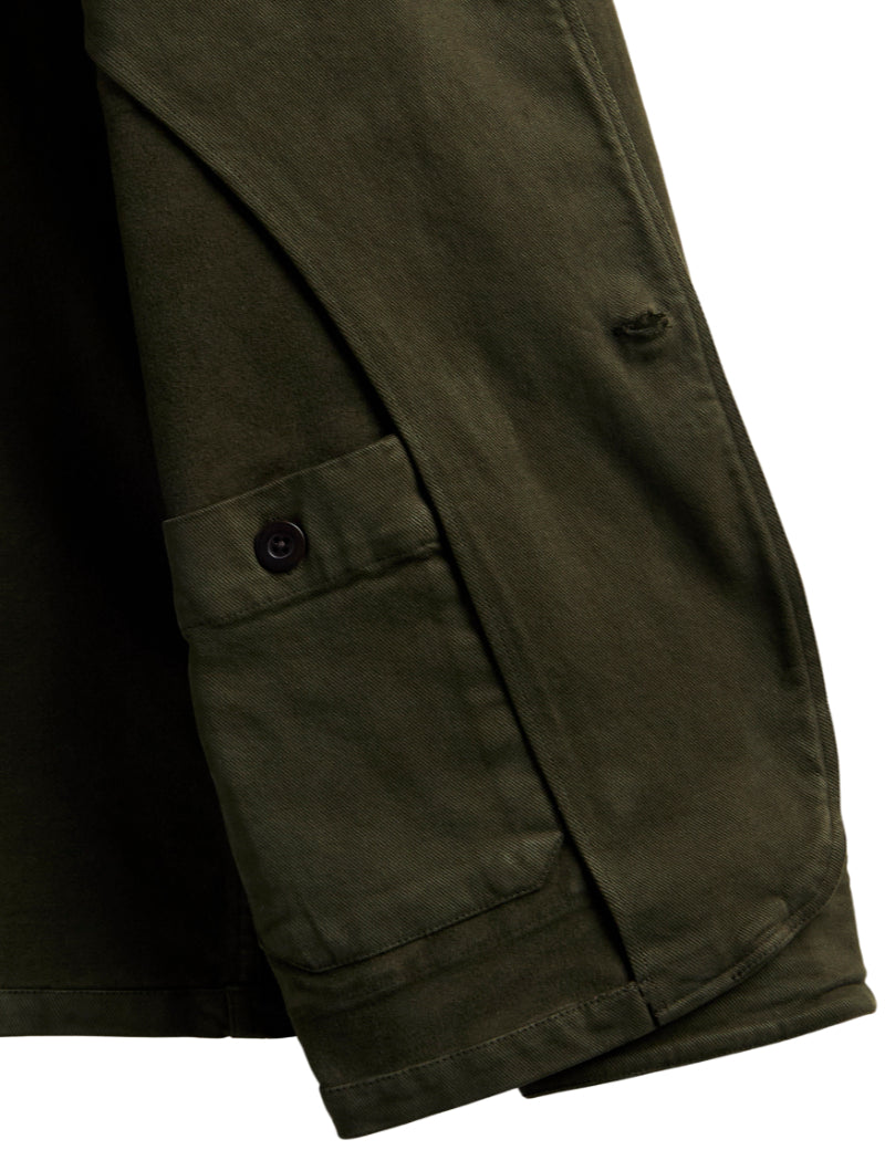 Portuguese Flannel AW Labura Jacket Olive Inside Pocket