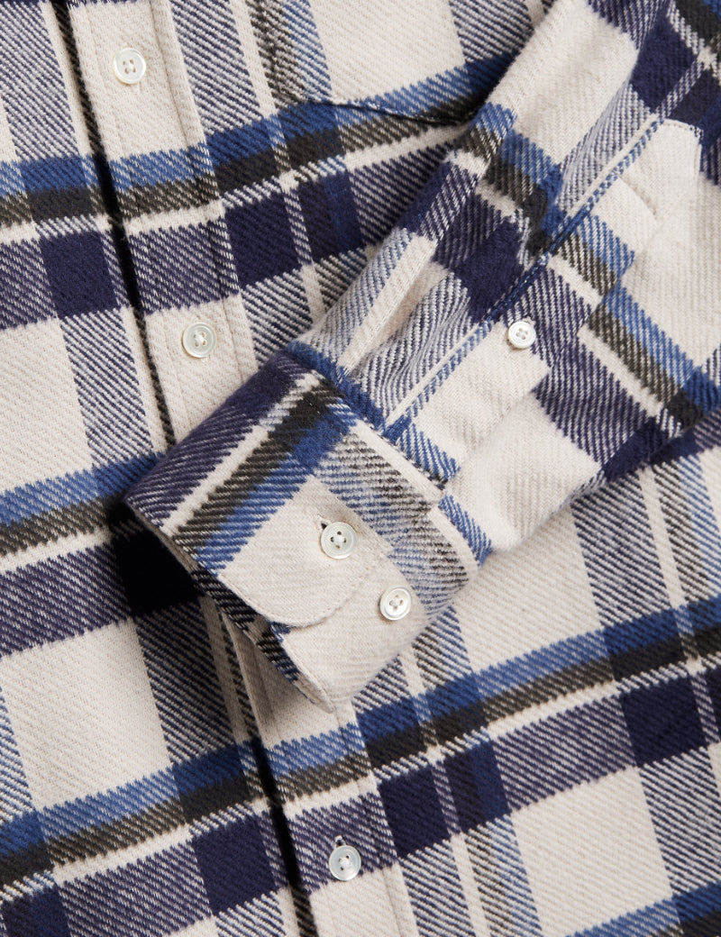 Portuguese Flannel Ecca Shirt Cuff & Chest Pocket