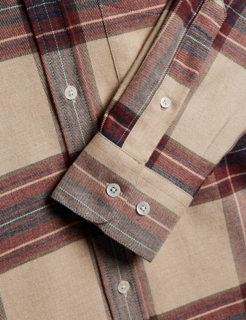 Portuguese Flannel Sabela Shirt Blue Cuff