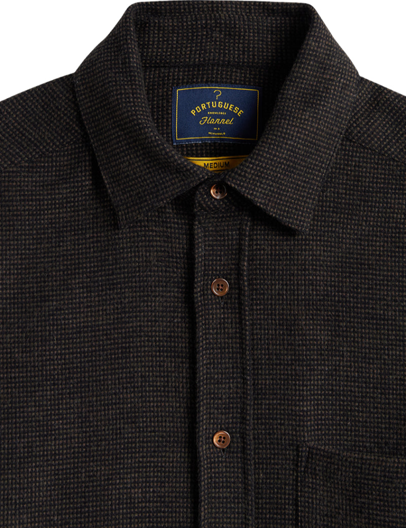 Portuguese Flannel Sounds Shirt Brown Collar