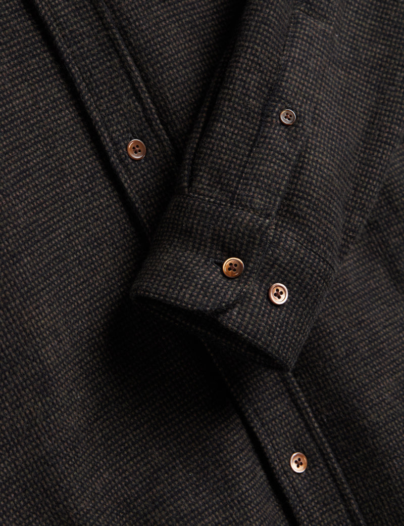 Portuguese Flannel Sounds Shirt Brown Cuff