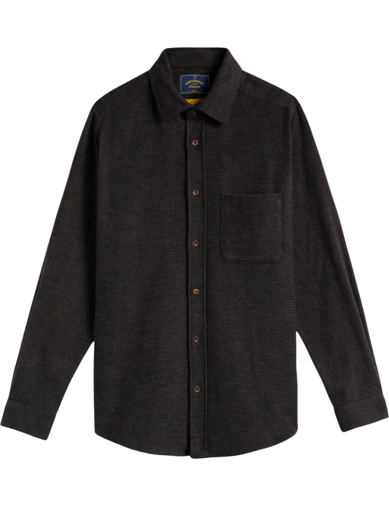 Portuguese Flannel Sounds Shirt Brown Front