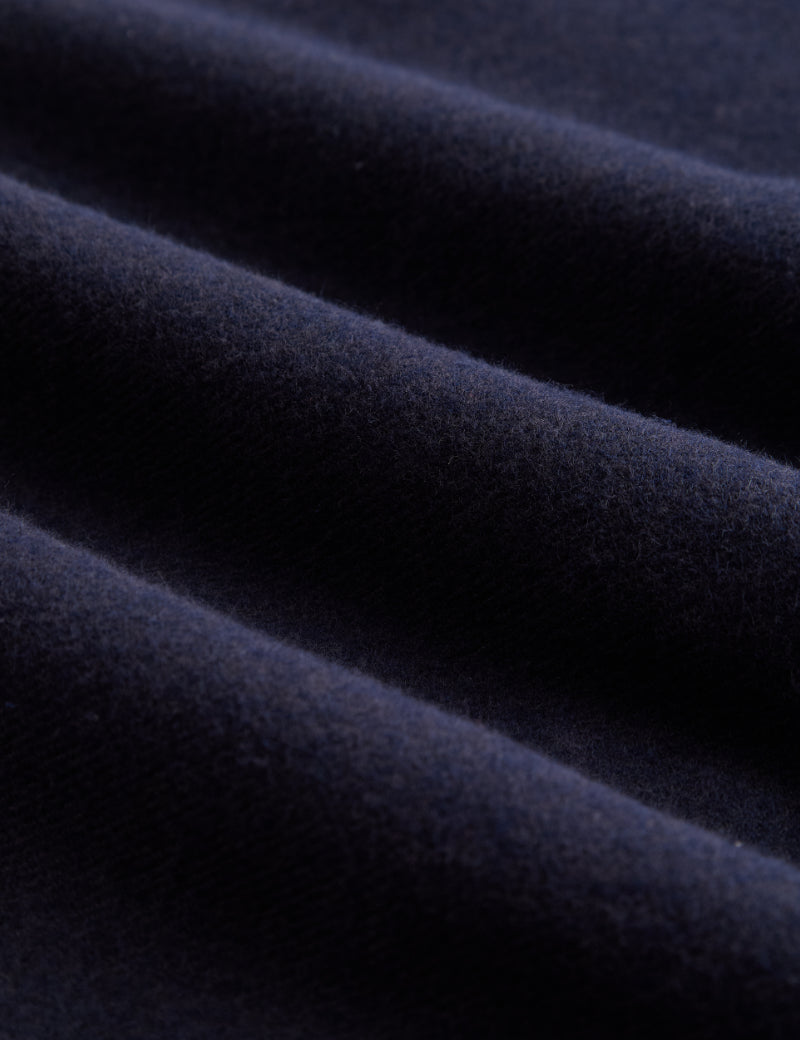 Portuguese Flannel Teca Shirt Navy Fabric