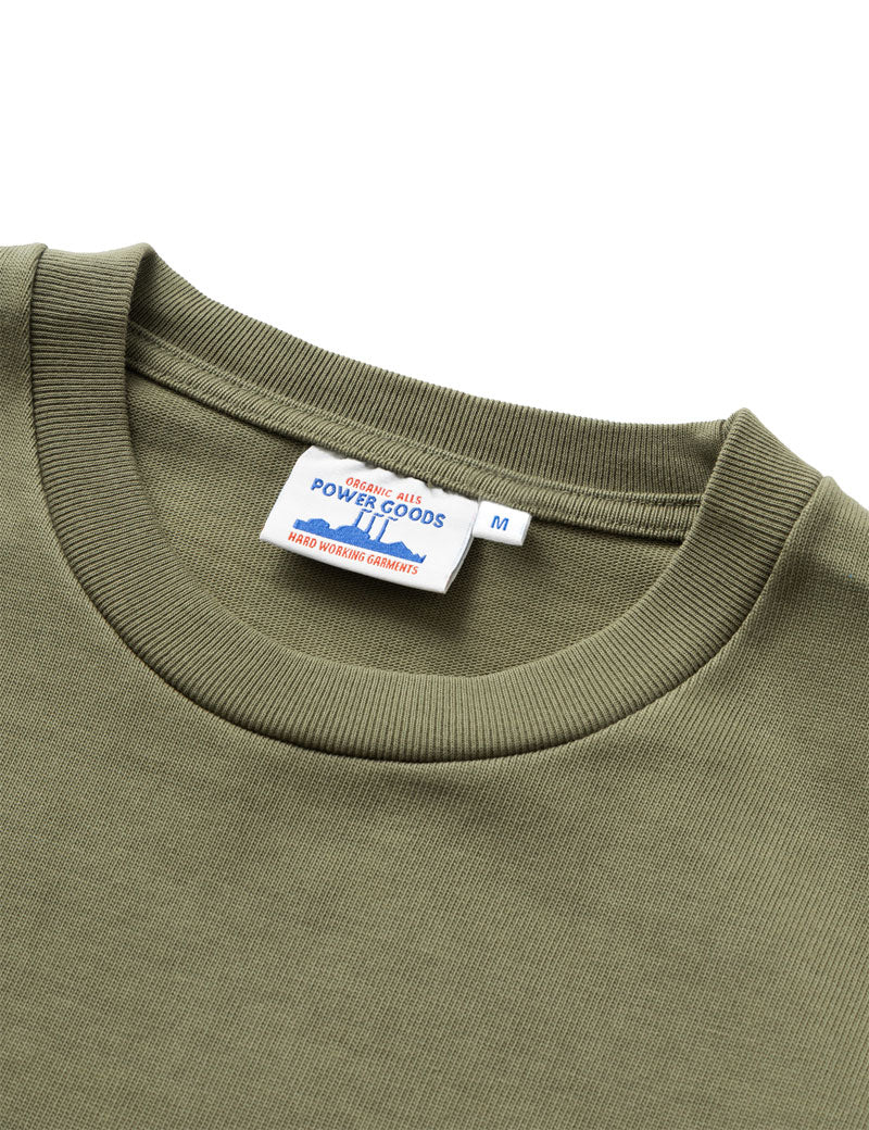 Power Goods Super Weight T-Shirt Olive