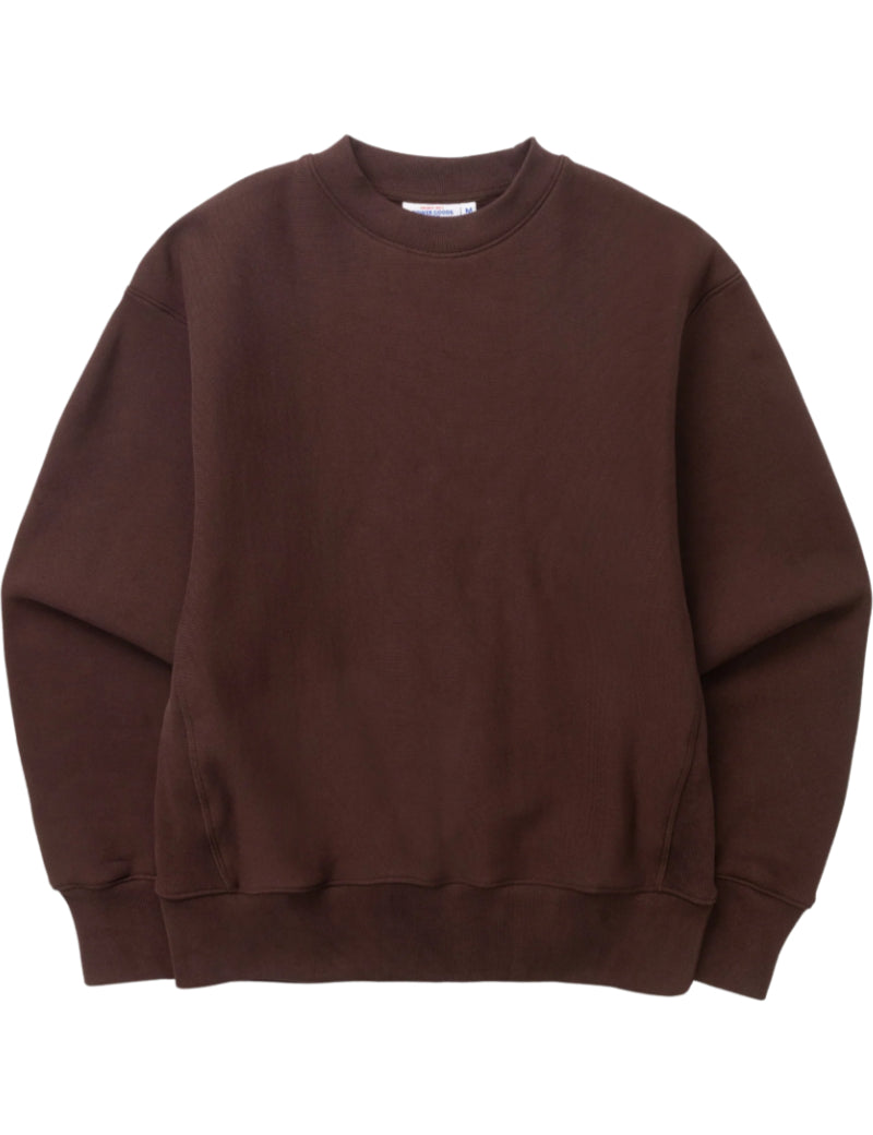 Power Goods Super Weight Crewneck Sweatshirt Coffee Front