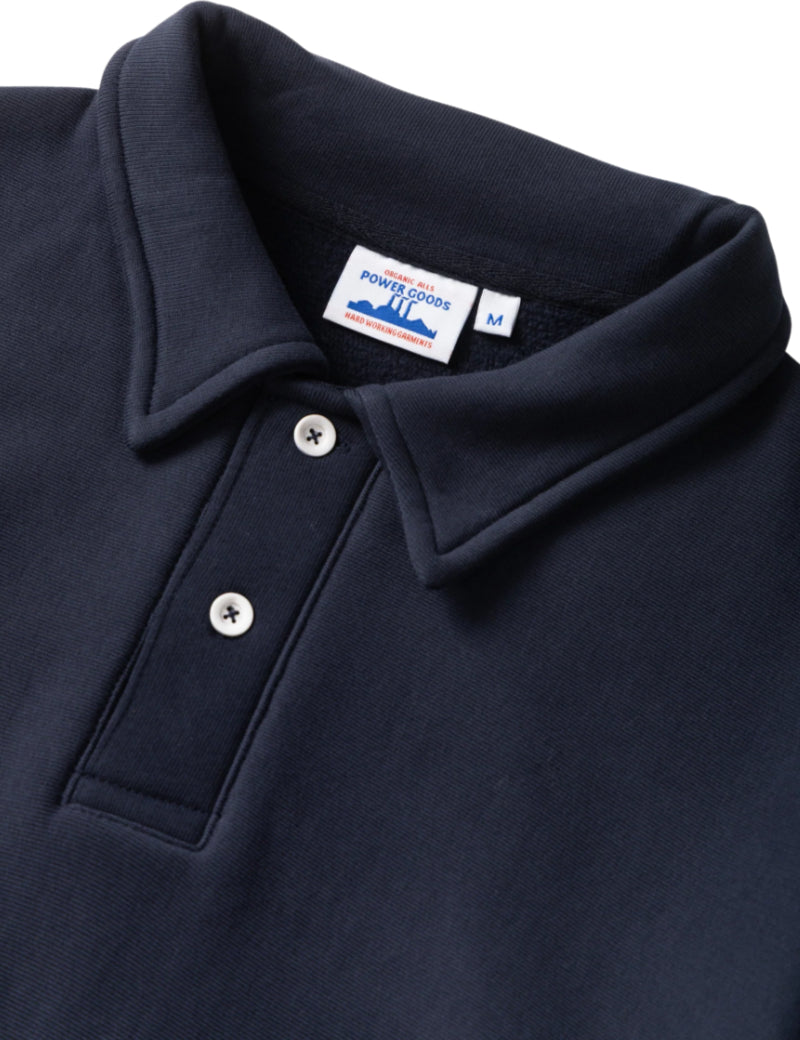 Power Goods Super Weight Rugby Navy Collar