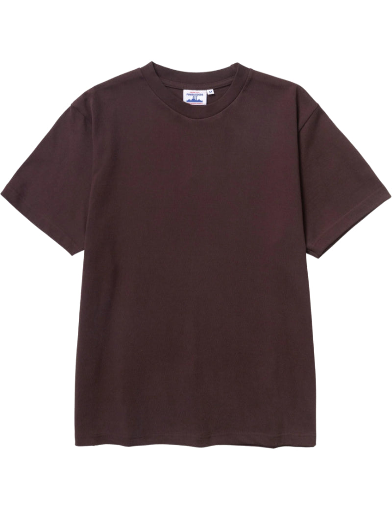 Power Goods Super Weight T-Shirt Coffee Front