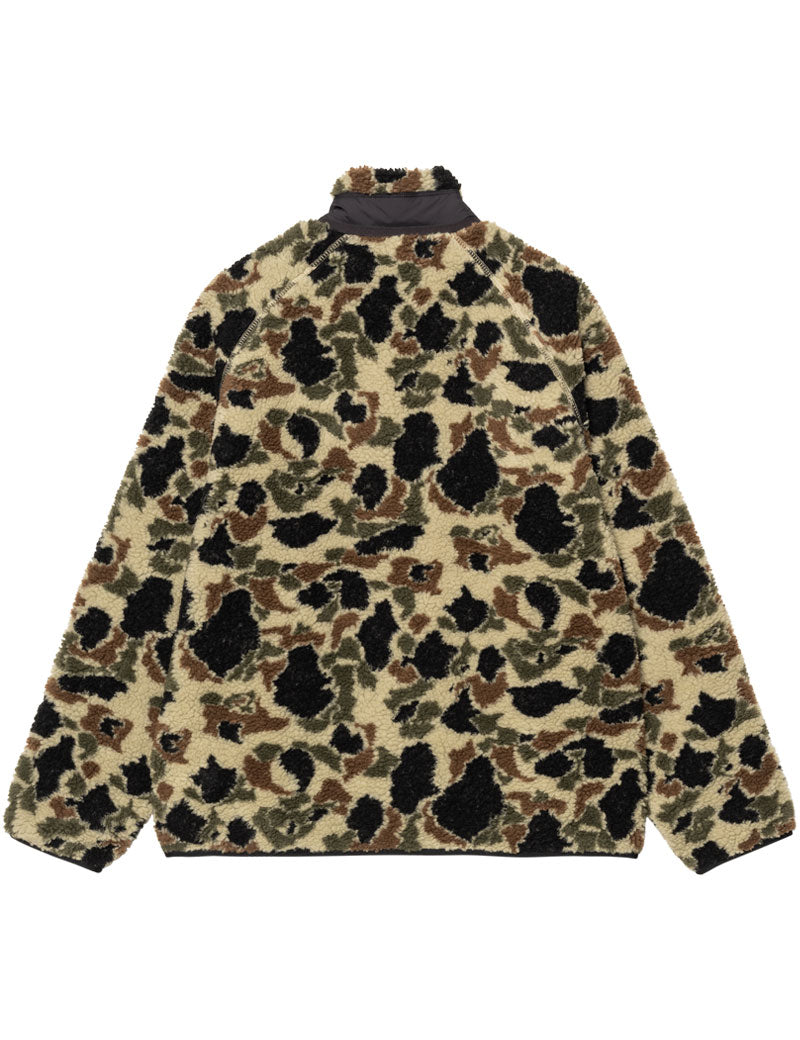 Carhartt Wip Prentis Liner Jacket Camo Duck Jacquard Green Black